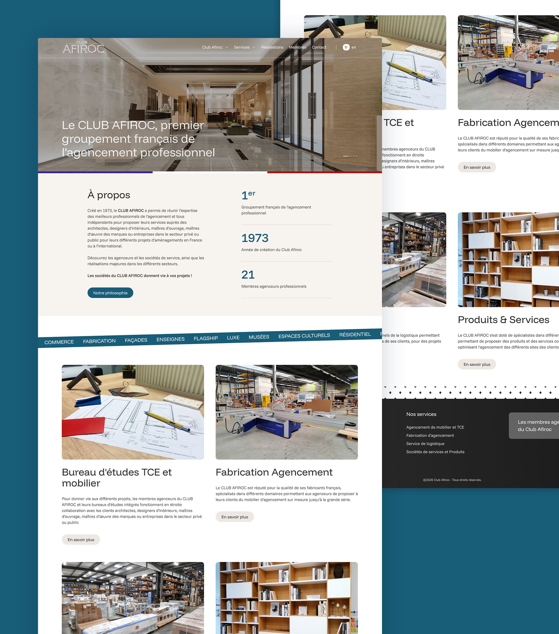 Site web Club Afiroc