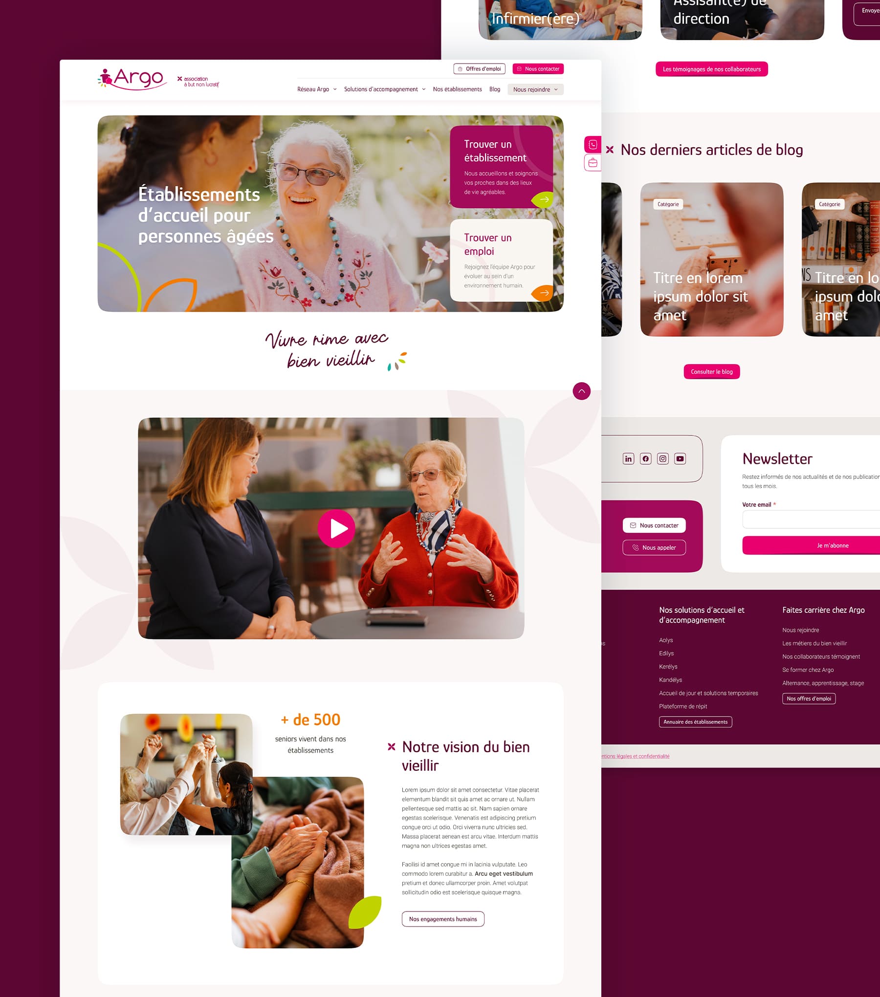 Site web Réseau Argo