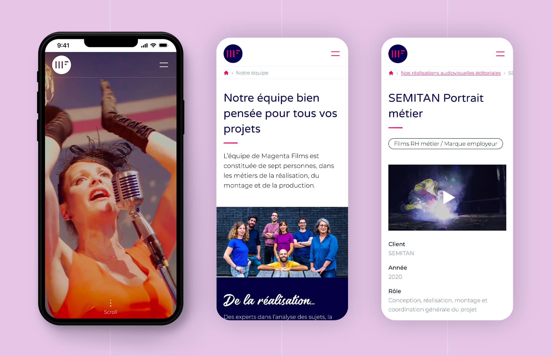 Site web Magenta Films